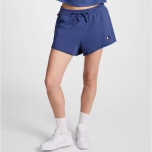 Champion Women's Athletic Blue Drawstring  Shorts